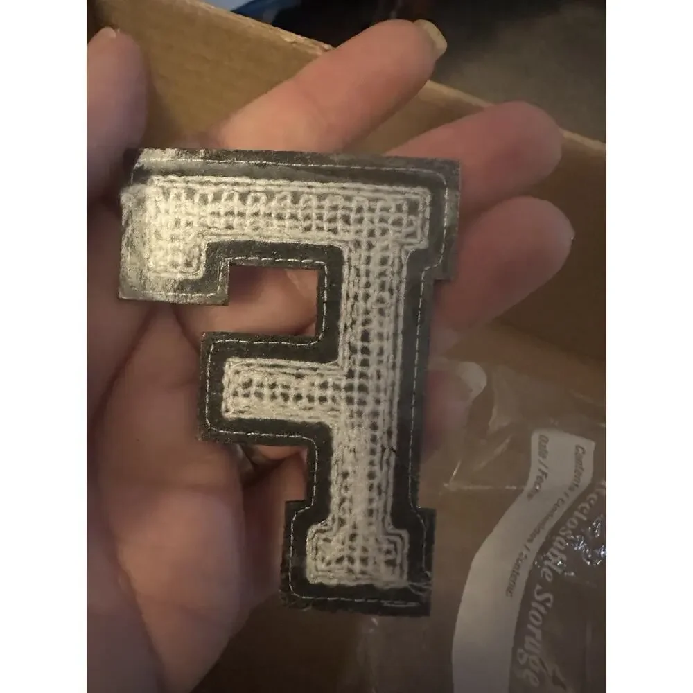 NEW! Random Alphabet Varsity Letter IRON- ON Patches. Price for all